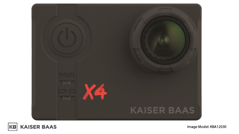 Kaiser Bass X4 UHD Action Camera KBA12030