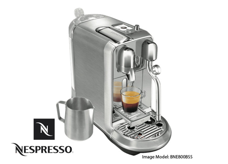 Nespresso Breville Creatista Plus Capsule Stainless Steel Machine BNE800BSS
