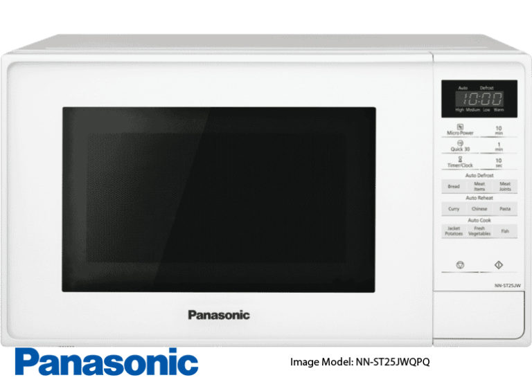 Panasonic 20L White Compact Microwave NN-ST25JWQPQ