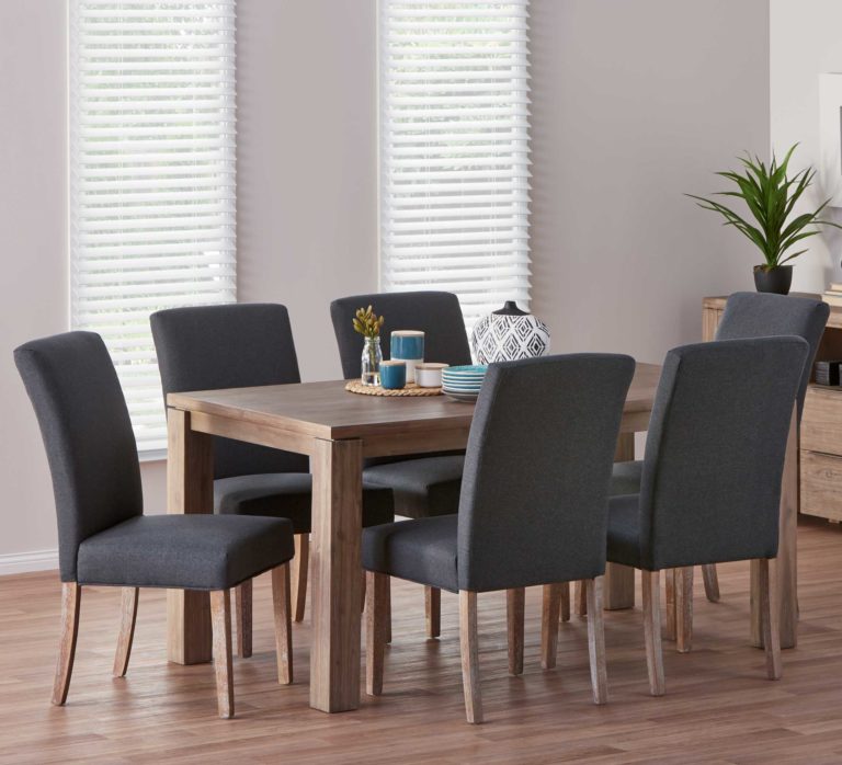 Toronto 7 Piece Dining Set with Parker Dining Chair (1)